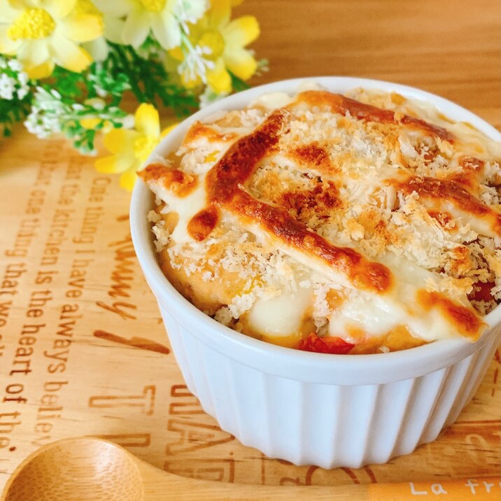 豆腐トマトクリームdeチキングラタンꕤ作り置き✧˖